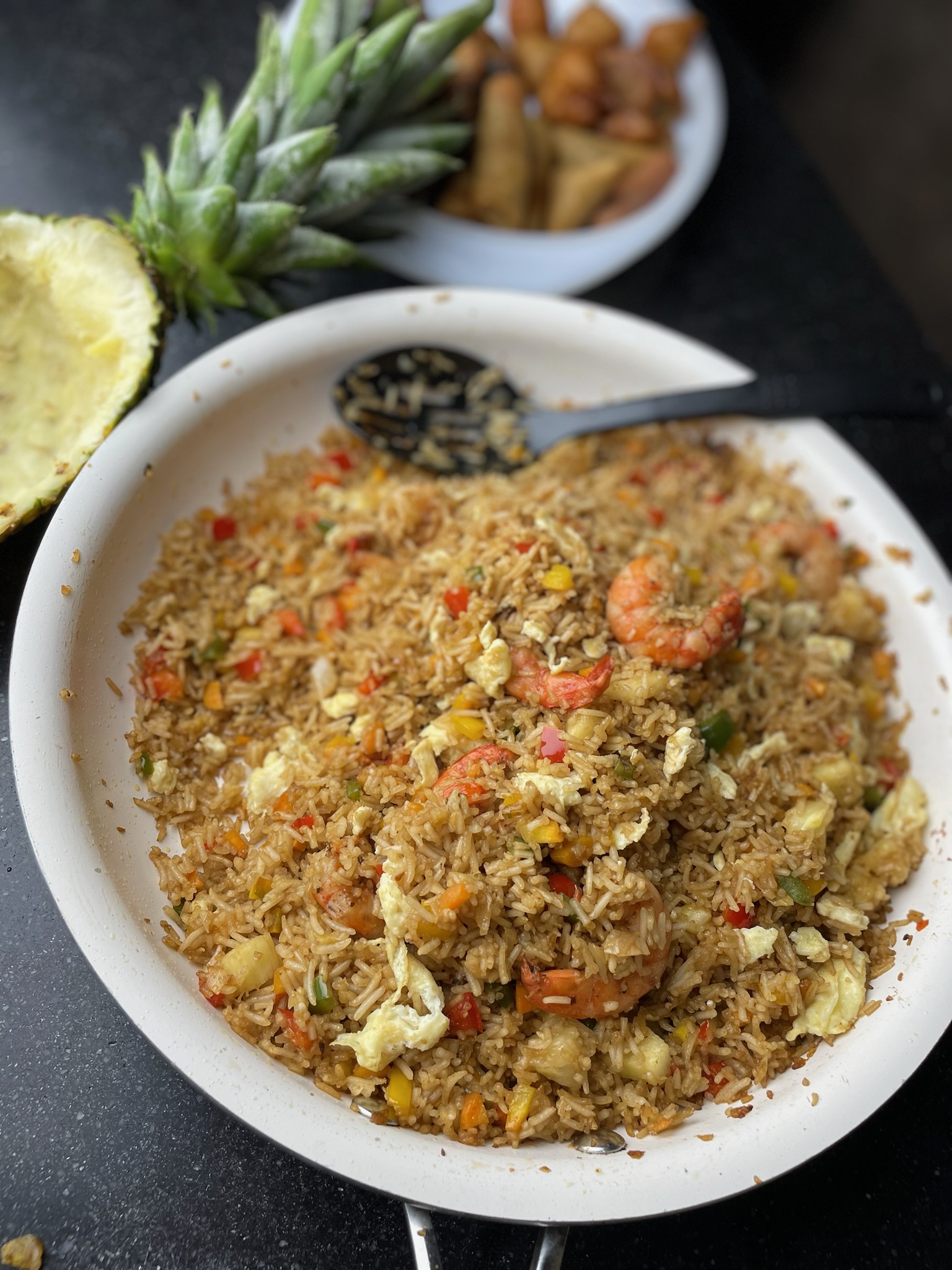 Plated Fire Feast X fried rice